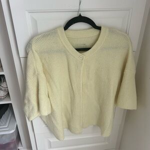 Daily Drills One Button Sweater